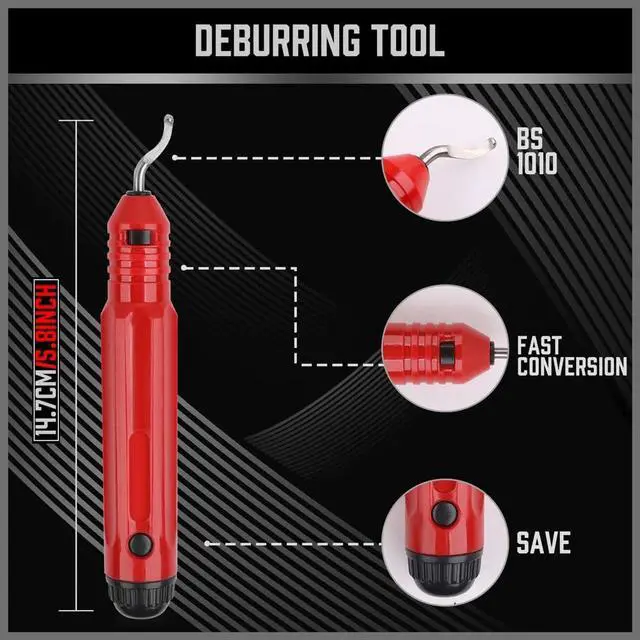 Alt view image 4 of 7 - Ultimate Tube Cutter Set - Heavy Duty Pipe Cutter 3/16"-2" OD, Mini Tube Cutter 1/8"-7/8", Deburring Tool - for Copper, Aluminum, PVC Pipes - High-Quality Cutting & Deburring Tools for Professionals