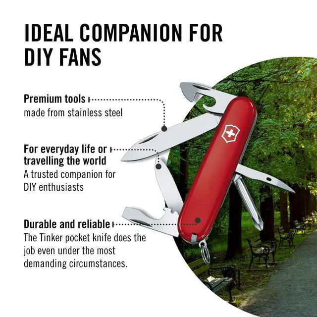 Alt view image 5 of 6 - Tinker Swiss Army Knife Multipurpose Pocketknife