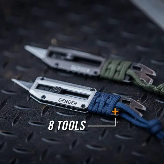 Alt view image 6 of 6 - Prybrid X EDC Pocket Knife Multitool with Bottle Opener, Green