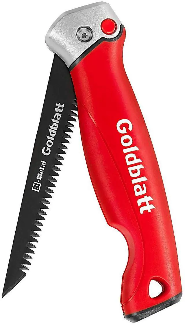 Main image of Folding Drywall Saw, 5-Inch Jab Saw for Wallboard, Plywood & PVC | Foldable 5-Inch Blade, Bi-Metal Blade, 8 TPI Triple-Ground Teeth, Faster Cutting, Sharp & Clean Cuts, Soft Grip Handle