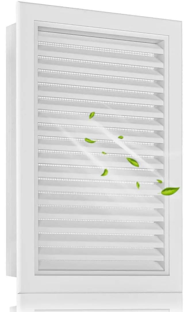 Main image of 12" x 18" Aluminum Alloy Gable Vent, Never Rust Gable Vents for Shed, Reducing Indoor Temperature - Ideal for Wall, Attic, Shed, Door, and Shipping Container, Vent Opening: 10" x 16"