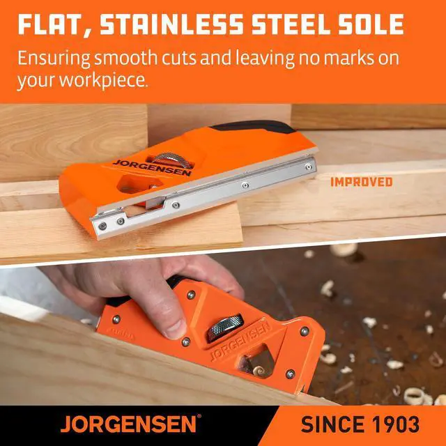 Alt view image 3 of 7 - Chamfer Plane, Edge Corner Plane, 4 Cutter Heads Built-In Storage | Hand Planer for Woodworking, Carpenter Woodworking Tools for Edge Trimming of Wood, Edge Corner Flattening
