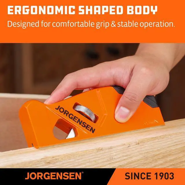 Alt view image 4 of 7 - Chamfer Plane, Edge Corner Plane, 4 Cutter Heads Built-In Storage | Hand Planer for Woodworking, Carpenter Woodworking Tools for Edge Trimming of Wood, Edge Corner Flattening