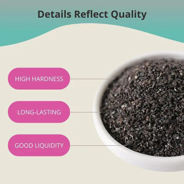 Alt view image 2 of 7 - 80 Grit Aluminum Oxide Blast Media for Sandblasting, 8 lb | Rust and Paint Removal, Mill Scale Removal, Metal Surface Preparation Before Painting, Coating or Refinishing