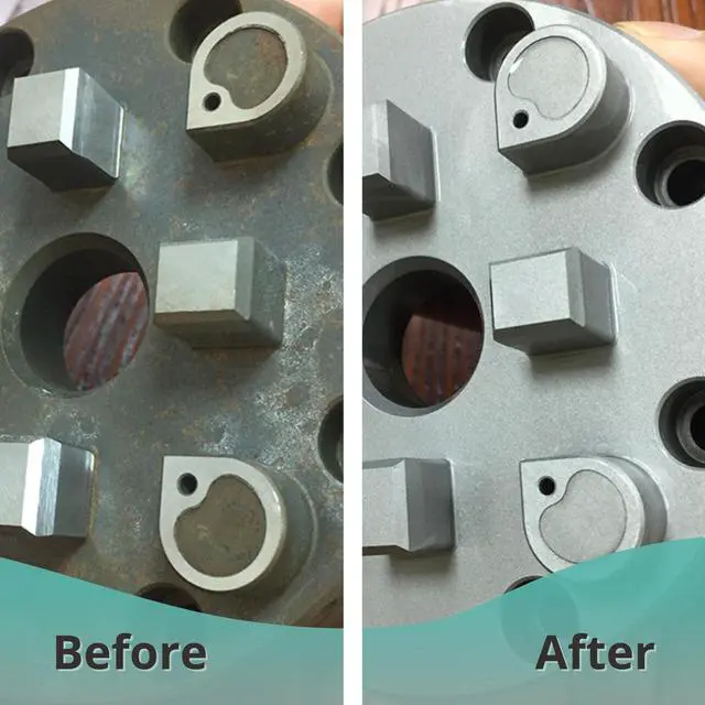 Alt view image 6 of 7 - 80 Grit Aluminum Oxide Blast Media for Sandblasting, 8 lb | Rust and Paint Removal, Mill Scale Removal, Metal Surface Preparation Before Painting, Coating or Refinishing