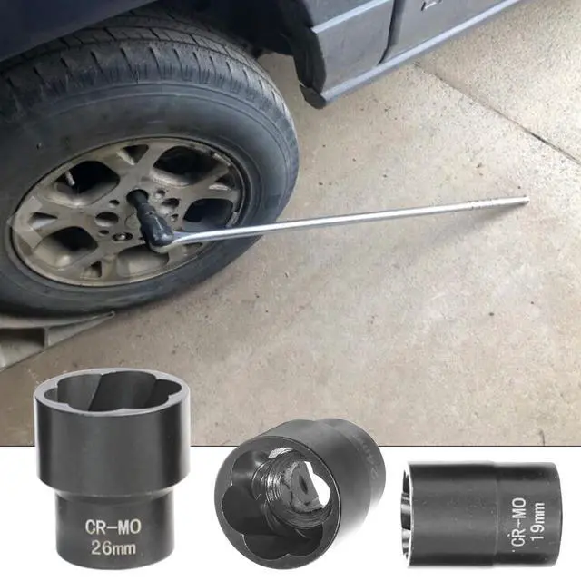 Alt view image 3 of 6 - 22 Piece Bolt Nut Extractor Set 1/2" 3/8" Dr Lug Nut Extractor Set | Impact Lug Nut Remover Socket Tool, Wheel Lock Removal Kit for Extracting Damaged, Stripped Frozen Nut Screw Twist Socket Set