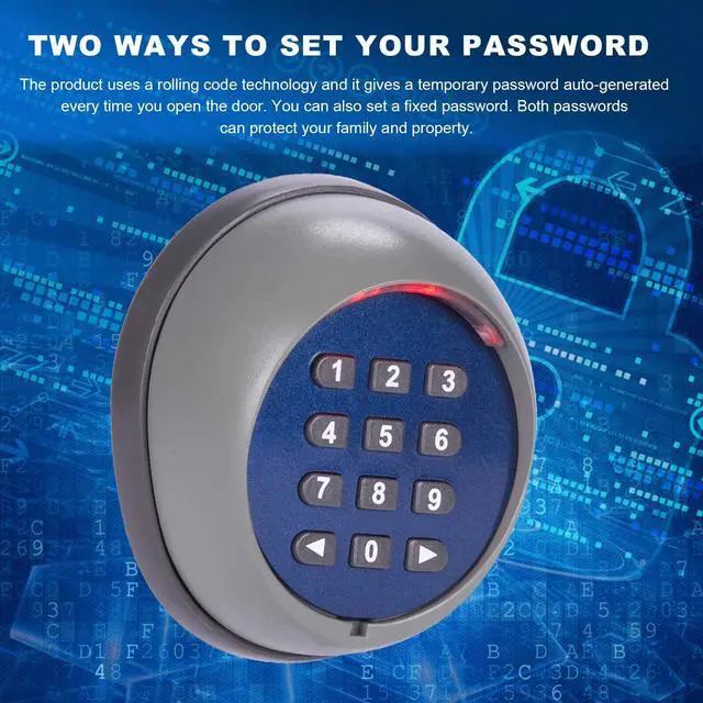 Alt view image 3 of 7 - Security Wireless Automatic Code Entry Gate Keypad Remote Operator Panel Control for Sliding Gate Opener Motor
