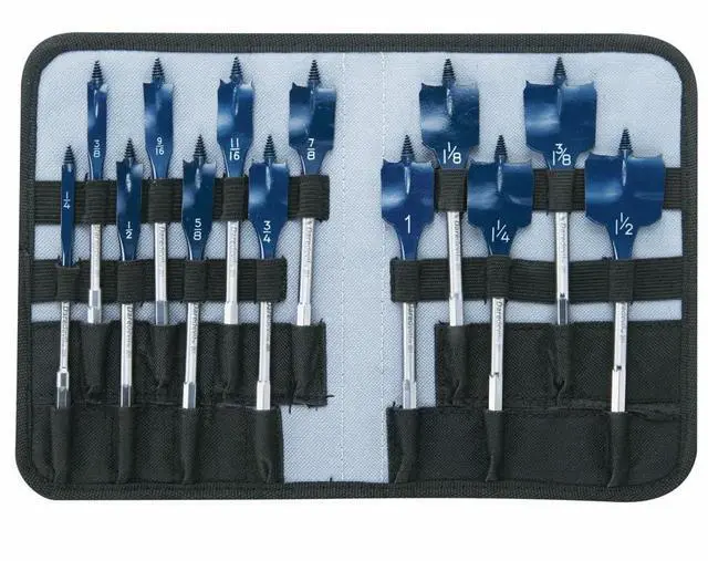 Main image of Bosch DSB5013P 13-Piece Spade Drill Bit Set Universally Compatible