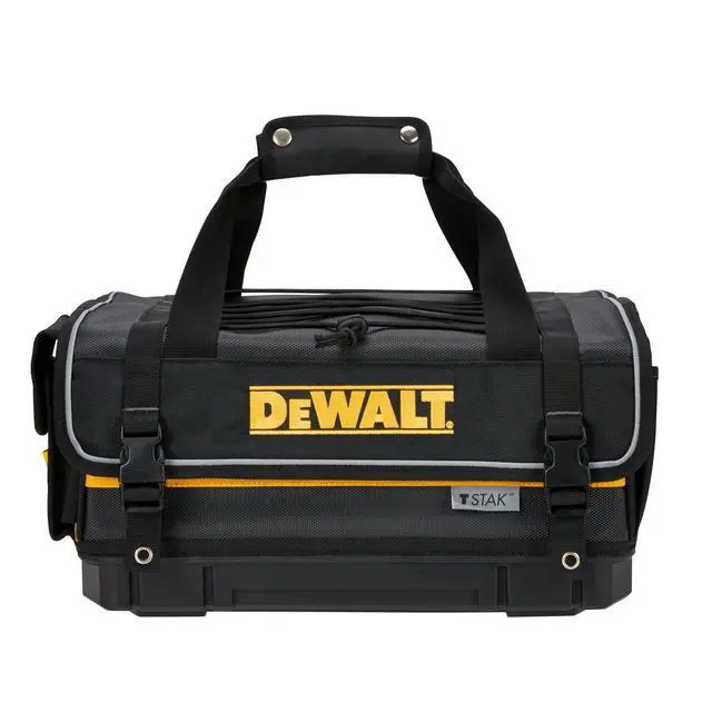 Alt view image 2 of 4 - TSTAK Tool Bag, 16-inch Durable Tote with Tool Organizer and Hard Bottom (DWST17623)
