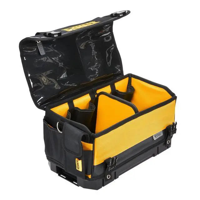Alt view image 3 of 4 - TSTAK Tool Bag, 16-inch Durable Tote with Tool Organizer and Hard Bottom (DWST17623)