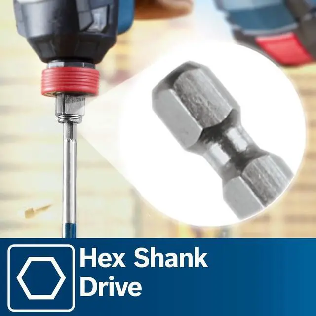 Alt view image 6 of 7 - Bosch DSB5013P 13-Piece Spade Drill Bit Set Universally Compatible