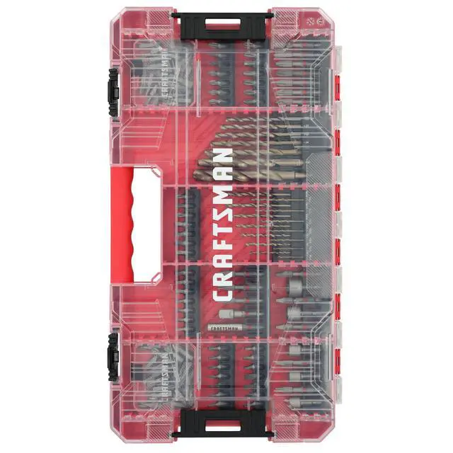 Alt view image 4 of 7 - 140 Pc Impact Driver Bit Set, Steel, Black Oxide Coated Impact Drill Bit Set, Precision Machined Tips (CMAF140SET)