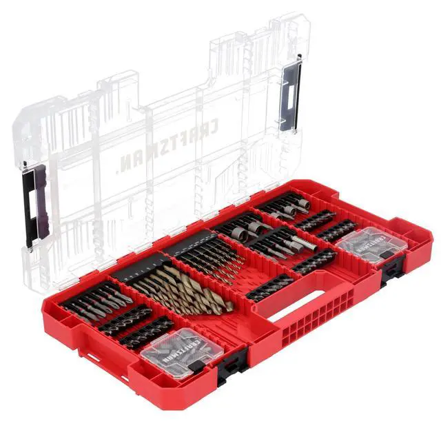 Alt view image 5 of 7 - 140 Pc Impact Driver Bit Set, Steel, Black Oxide Coated Impact Drill Bit Set, Precision Machined Tips (CMAF140SET)