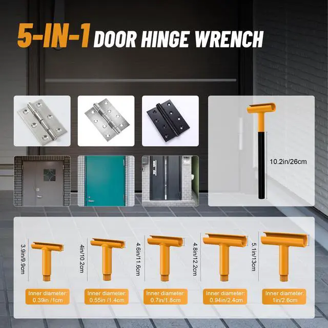 Alt view image 3 of 5 - Upgraded Hinge Gap Adjusting Wrench for Residential and Commercial, Door Hinge Adjustment Tool for Door Quick and Efficient Solutions, User-Friendly Adjustments Tools