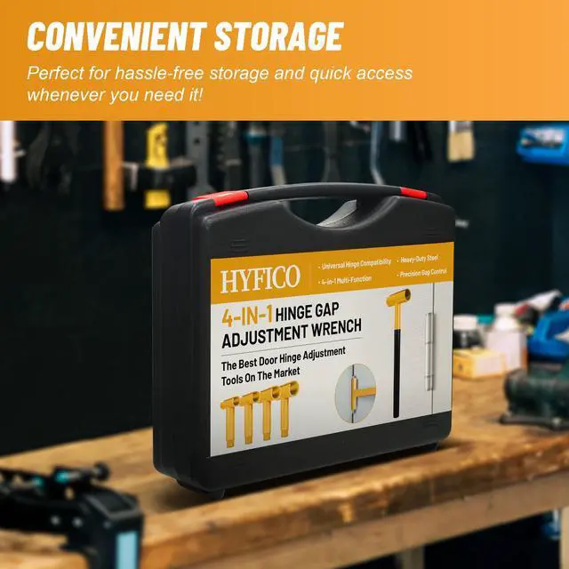 Alt view image 5 of 5 - Upgraded Hinge Gap Adjusting Wrench for Residential and Commercial, Door Hinge Adjustment Tool for Door Quick and Efficient Solutions, User-Friendly Adjustments Tools