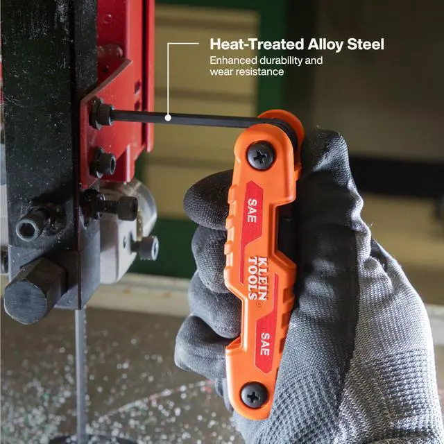 Alt view image 4 of 6 - 70543 3-Piece Compact Folding Hex Key Set, Metric, SAE, Torx Sizes, 25 Keys, Industrial Strength Heat Treated Alloy Steel