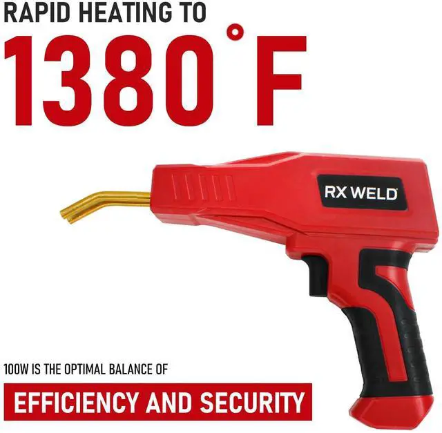 Alt view image 2 of 6 - 2-in-1 Plastic Welder, 1000PCS Hot Stapler Repair Kit | Soldering Iron, Repair for Automotive Car Bumper DIY, Patent Number D1052628