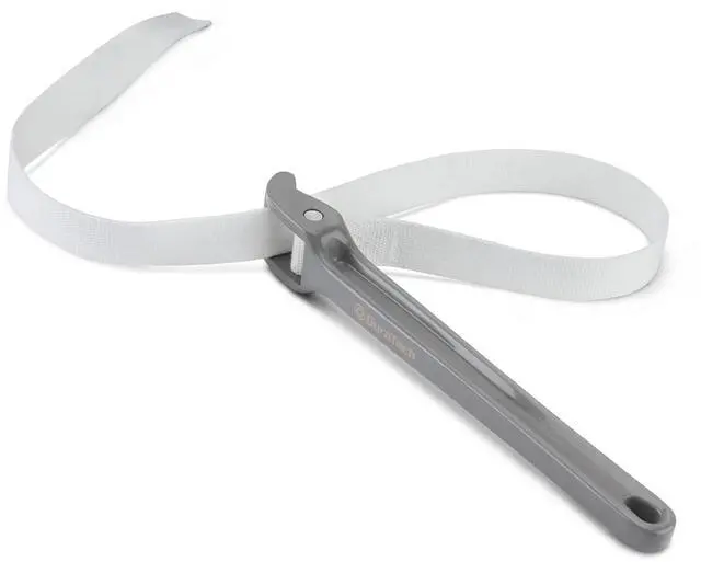 Main image of Strap Wrench 12" Handle, Adjustable Nylon Strap Pipe Wrenches | Oil Filter Strap Opener Wrench
