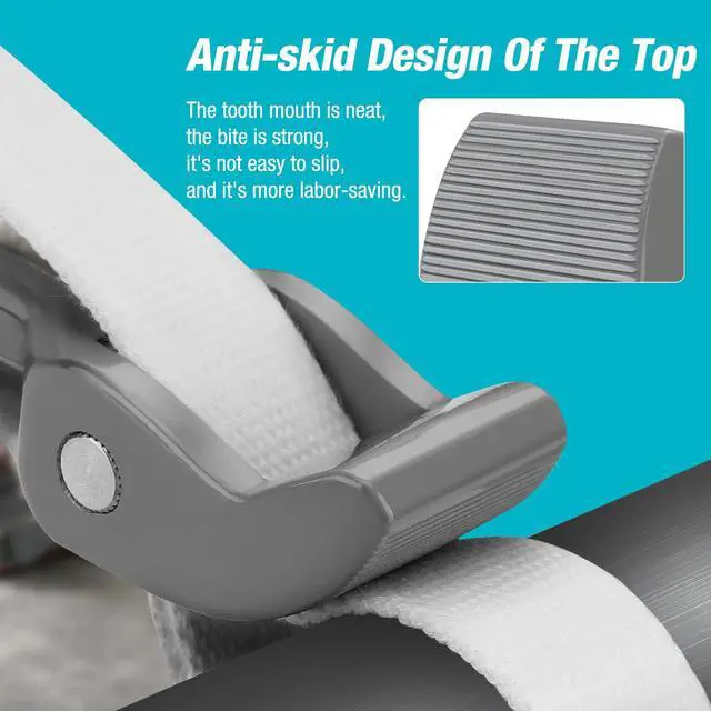 Alt view image 4 of 6 - Strap Wrench 12" Handle, Adjustable Nylon Strap Pipe Wrenches | Oil Filter Strap Opener Wrench