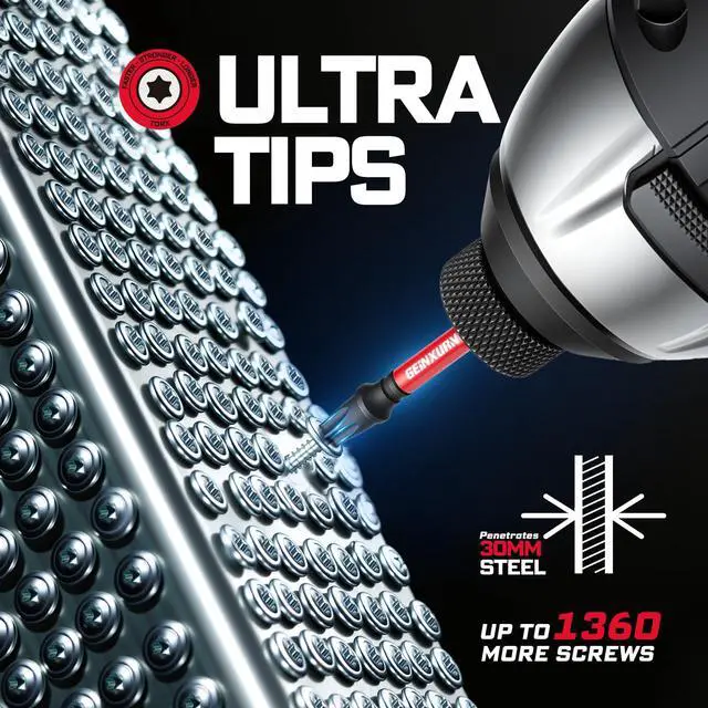 Alt view image 5 of 7 - Impact Torx Screwdriver Bits Set, 52Pcs Magnetic(T7-T40) S2 Steel 1/2/3/6 Long Extension Multi Star Driver Bits and 1Pc Bit Holder with Color Coded Base
