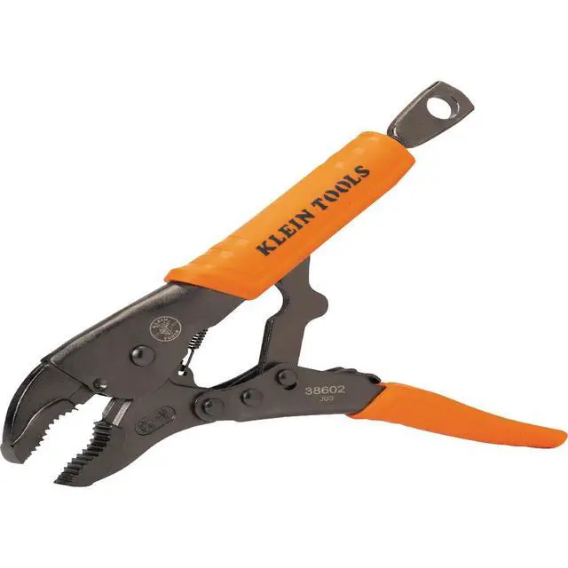 Alt view image 7 of 7 - 38660 Locking Pliers Set, 7-Inch and 10-Inch Curved Jaw Pliers, Quick Release Handles, High Torque and Gripping Power, 2-Piece