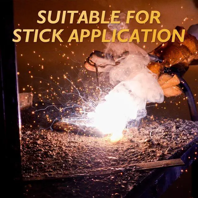 Alt view image 5 of 5 - E6013 Welding Rod Carbon Steel Stick Electrodes, 1/8" 10LB | AC/DC operation, all-position use, medium-to-shallow penetration