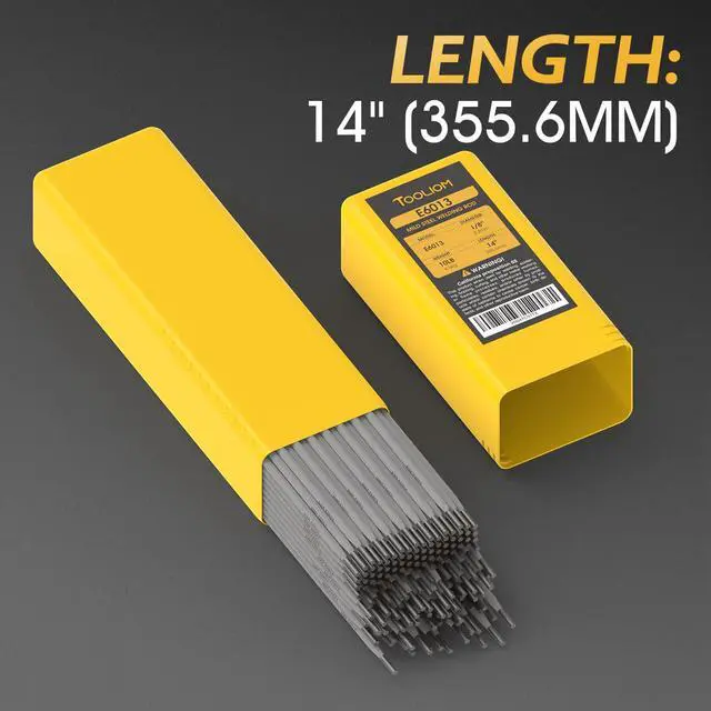 Alt view image 3 of 5 - E6013 Welding Rod Carbon Steel Stick Electrodes, 1/8" 10LB | AC/DC operation, all-position use, medium-to-shallow penetration