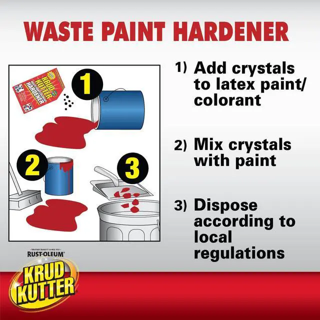 Alt view image 4 of 7 - PH3512-12PK Waste Paint Hardener Crystals, 3.5 oz, Cream, 12 Pack