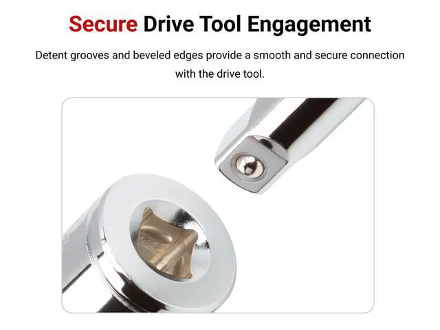 Alt view image 5 of 7 - 3/8 Inch Drive x 18 Inch Socket Extension | SHA11118