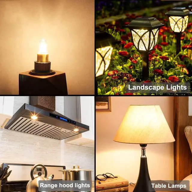 Alt view image 6 of 7 - G4 Halogen Bulb 12V 10W 2800K Warm White for Cabinet Lighting | 10PCS, 150LM High Output, NO Flicker, High CRI100, Long Lasting Dimmable G4 Bi-pin Base, for Chandelier, Landscape Lighting