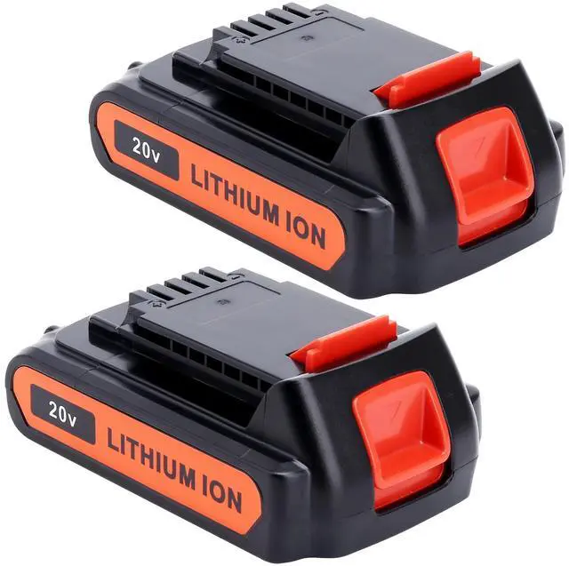 Main image of 2Pack 4.0Ah 20V MAX LBXR20 Compatible with Black and Decker Weed Eater 20V Battery LB2X4020 LBXR2020-OPE LBXR20-OPE2 LBXR20B-2 LB2X3020-OPE LBXR20BT 20 Volt Max Outdoor Cordless Power Tools