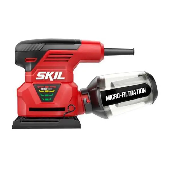 Alt view image 5 of 6 - 2.0 Amp 1/4 Sheet Palm Sander with Pressure Control - 7292-02