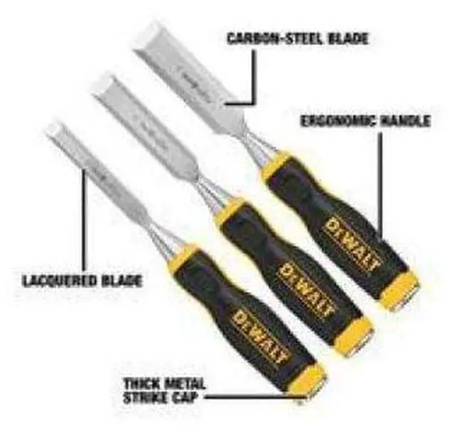 Alt view image 2 of 6 - Pro Wood Chisel Set 3 Piece