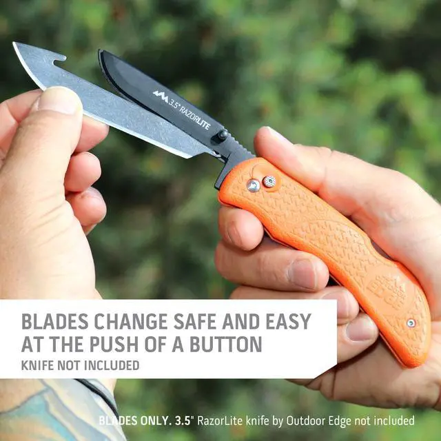 Alt view image 5 of 7 - 3.5" RazorSafe Replacement Knife Blades, 6 Pieces