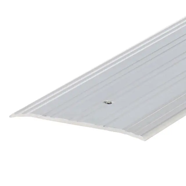 Alt view image 7 of 7 - MD Building Aluminum Flat-Profile Threshold, Silver, 4in x 1/4in x 36in