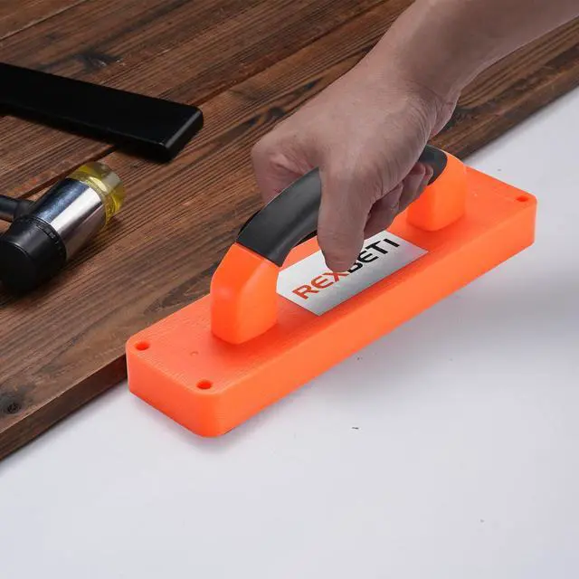 Alt view image 7 of 7 - Laminate Wood Flooring Installation Kit, LVP/Vinyl Flooring Tools | Double-faced Mallet/Steel Pull Bar/Tapping Block with Handle/40 Spacers, Laminate Flooring/Vinyl Plank Flooring Installation