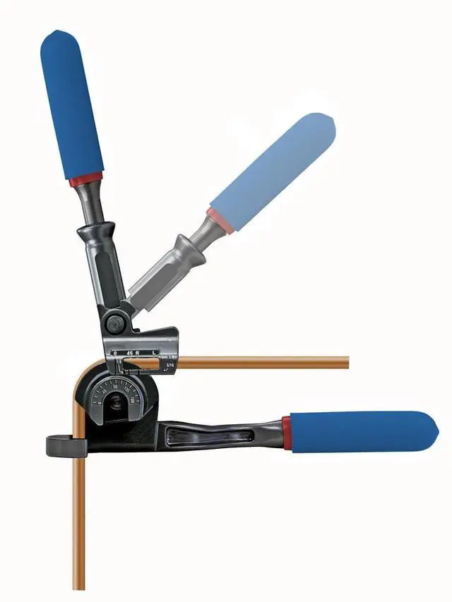Alt view image 5 of 7 - Tool 470FH Triple Head 180 Degree Tube Bender with Roto-Lok Indexing Handle, 3/16", 1/4", 5/16", and 3/8"