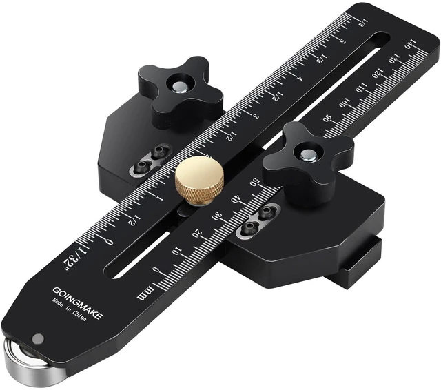 Main image of Thin Rip Jig Table Saw Jig Guide for Making Repetitive Narrow Thin Strip Cuts Woodworking Tools Fast Thin Ripping Guide for Table Saw Band Saw Router Table Fits for 3/8" x 3/4" T Slot