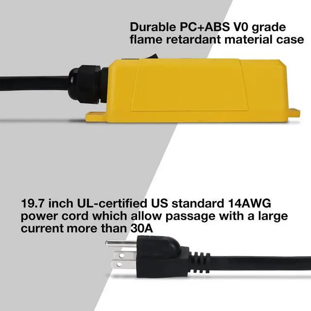 Alt view image 5 of 7 - Automatic Vacuum Switch for Power Tools to Turn Vac On and Off Auto | Automatically, Table Saw Cleaner/Accessory, Load Sensing, On Delay Prevent Circuit Overload, Shop Dust Collector Off Delay