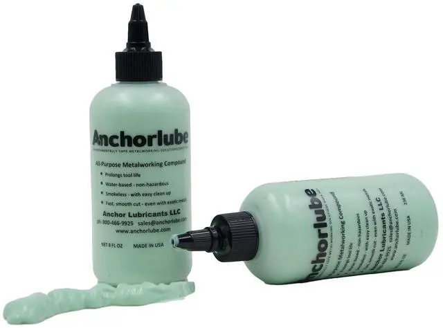 Alt view image 2 of 5 - All-Purpose Metalworking Compound 8oz - Water-Based Cutting Fluid for Drilling, Tapping, Sawing - Great on Stainless Steel | No Oil