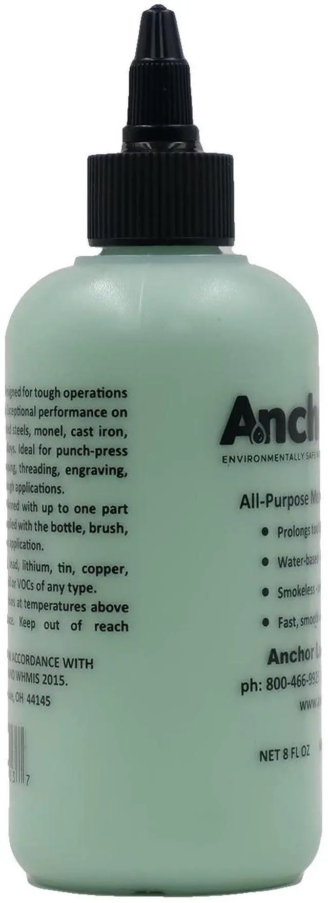 Alt view image 4 of 5 - All-Purpose Metalworking Compound 8oz - Water-Based Cutting Fluid for Drilling, Tapping, Sawing - Great on Stainless Steel | No Oil