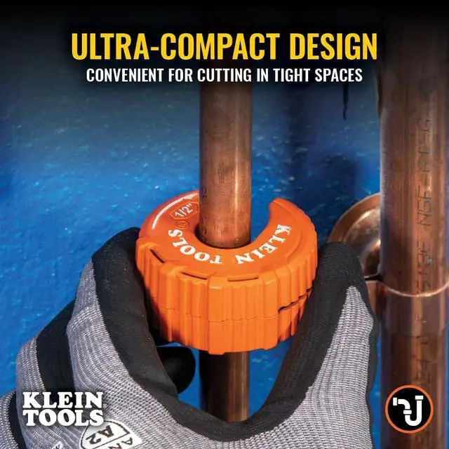 Alt view image 4 of 7 - 50048 C-Style Copper Tubing Pipe Cutter Tool Set with 1/2, 3/4, and 1-Inch Cutters, MODbox Case, Ultra-Compact for Tight Spaces, 3-Piece