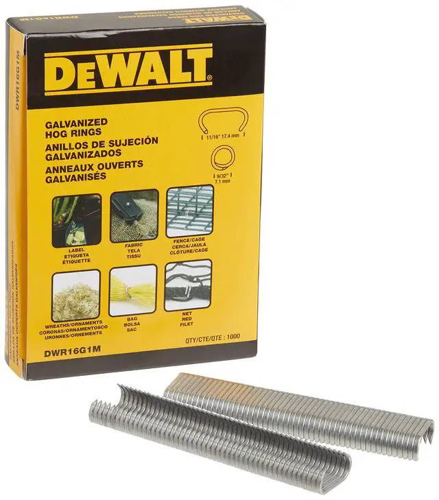 Alt view image 4 of 6 - Hog Ring Pliers Kit, Includes Pliers and 1000 Ring Pack (P7DW)