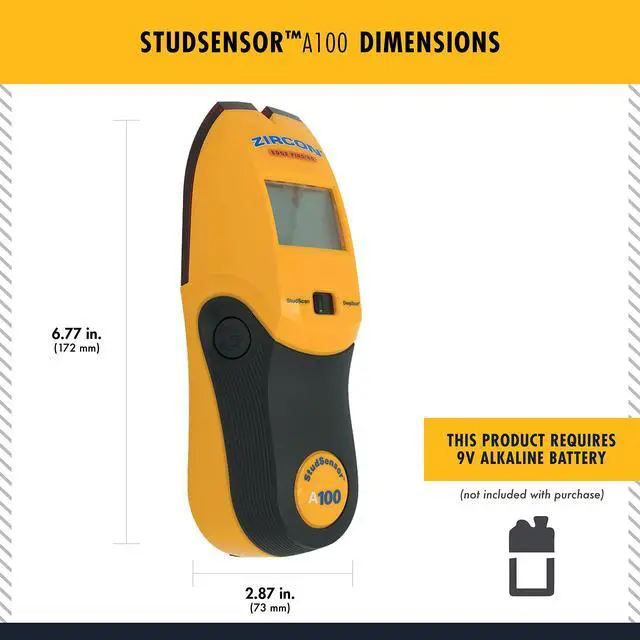 Alt view image 6 of 7 - ® StudSensor A100 Stud Finder w/Live Wire Detection | Easy-to-use stud finder