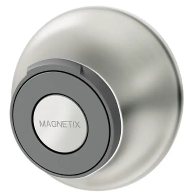 Alt view image 4 of 7 - 186117SRN Magnetix Remote Dock for Handshower, Brushed Nickel | Magnetix compatibility, remote docking mount, handshower holder, spot resist finish, wall mount installation