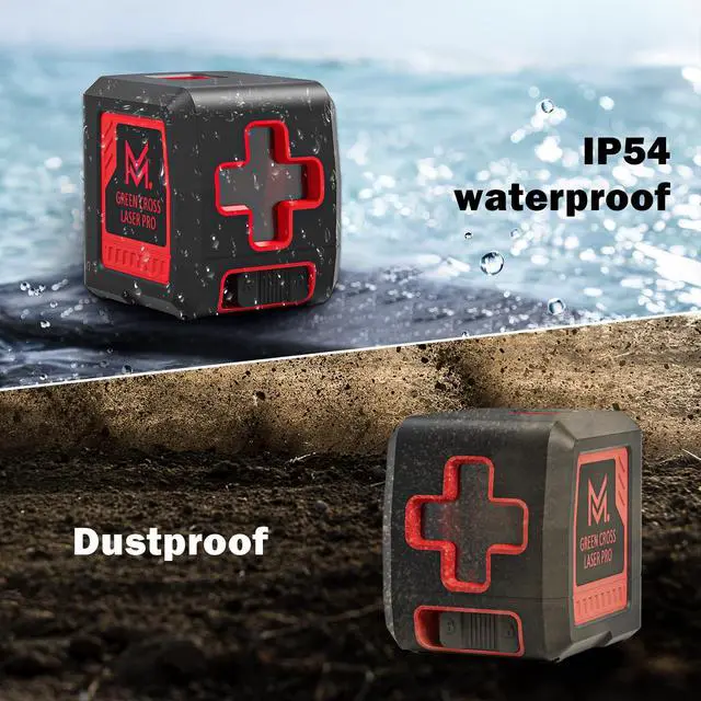 Alt view image 5 of 6 - Self Leveling Laser Level 100ft, Green Cross Line with Tripod, 4 Brightness Modes & Pulse Function, Manual & Self-Leveling Modes, IP54 Waterproof for Picture Hanging, Tile, DIY Construction