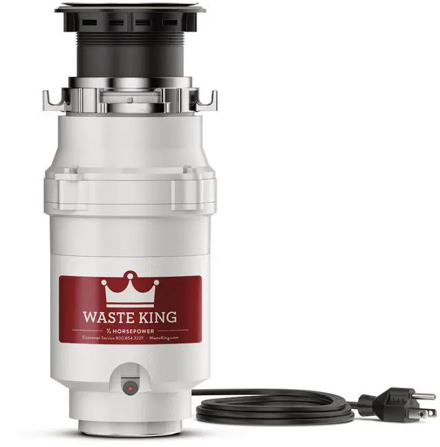 Main image of Garbage Disposal for Kitchen Sink with Power Cord, Compact Food Waste Disposer, L-111