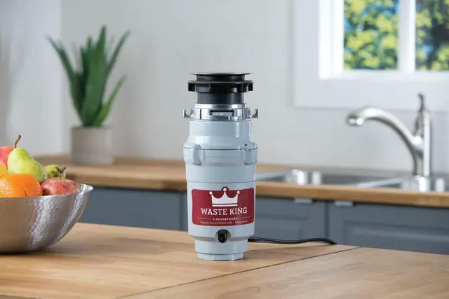 Alt view image 2 of 6 - Garbage Disposal for Kitchen Sink with Power Cord, Compact Food Waste Disposer, L-111