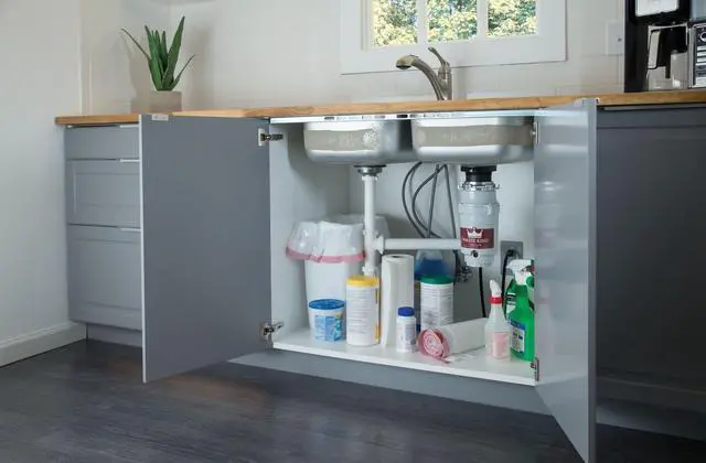 Alt view image 5 of 6 - Garbage Disposal for Kitchen Sink with Power Cord, Compact Food Waste Disposer, L-111