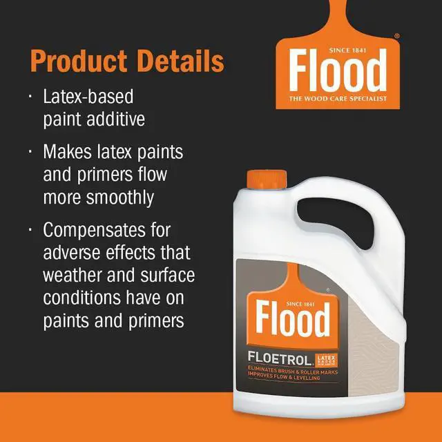 Alt view image 2 of 6 - Floetrol 1 Gal Latex Paint Additive & Conditioner | Improves Flow, Reduces Brush Marks, Pouring Medium for Acrylic & Latex Paint